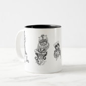 インク友人 ツートーンマグカップ (正面左)