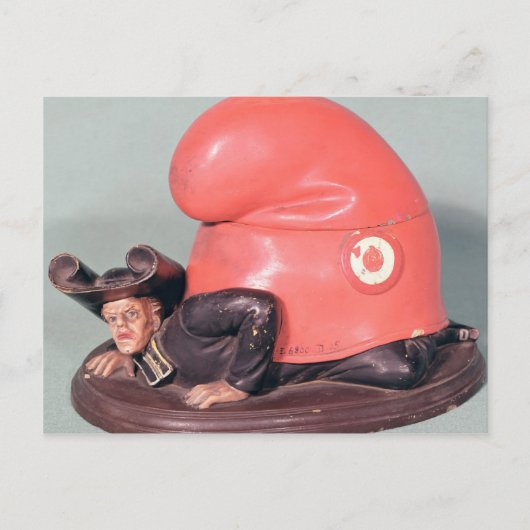 インク壺またはタバコポット ポストカード (正面)