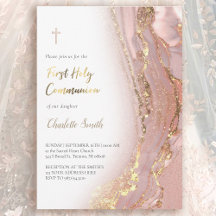 インク大理石 | First Holy Communion girl