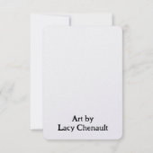 インク女神の芸術を一掃異教のする セーブザデート (裏面)