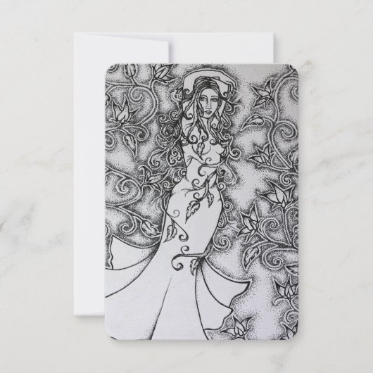 インク女神の芸術を一掃異教のする セーブザデート (正面)