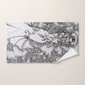 インク女神の芸術を一掃異教のする ハンドタオル (ハンドタオル)
