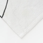 インク女神の芸術を一掃異教のする フリースブランケット (角)