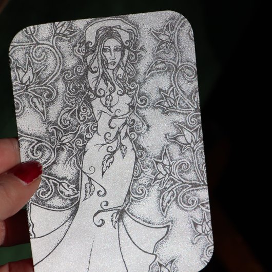 インク女神の芸術を一掃異教のする 名刺