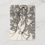 インク女神の芸術を一掃異教のする 名刺 (正面)
