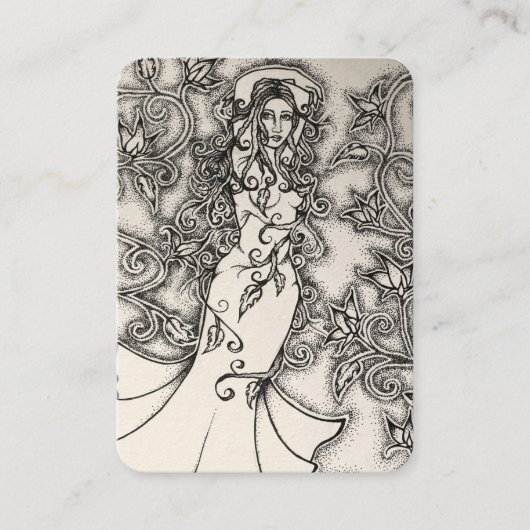 インク女神の芸術を一掃異教のする 名刺 (正面)