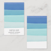 インク層ブルージュエリー表示カード 名刺 (正面/裏面)