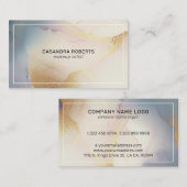 インク抽象芸術の背景 名刺 (正面/裏面)