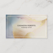 インク抽象芸術の背景 名刺 (正面)