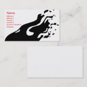 インク抽象芸術-ビジネス 名刺 (正面/裏面)