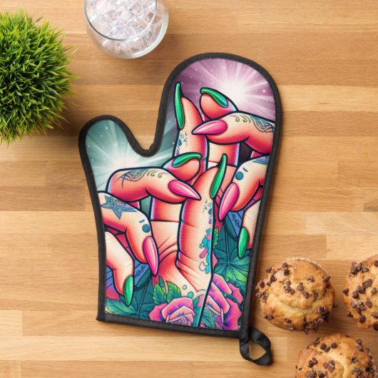 インク救済クの手 鍋つかみ (トップダウン)