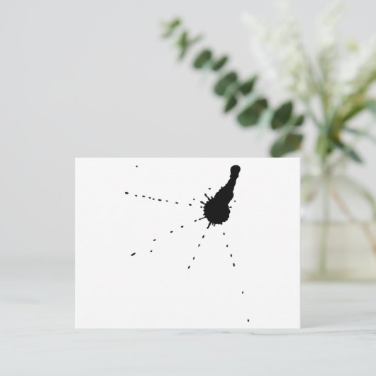 インク染み ポストカード (スタンド正面)