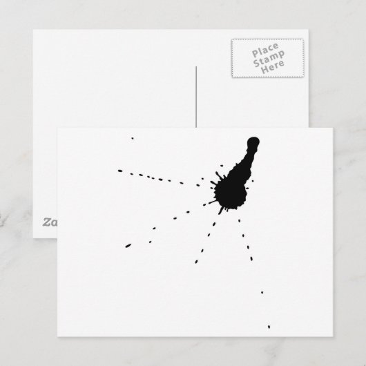 インク染み ポストカード (正面/裏面)