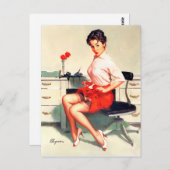 インク汚れピン ポストカード (正面/裏面)