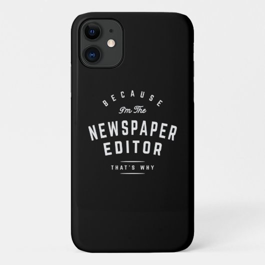 インク汚れ権限 – 新聞編集者のプライド Case-Mate iPhoneケース (裏面)