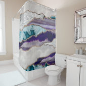 インク瑪瑙金ゴールドグリッターグラム#2(フェイクグリッター)#art シャワーカーテン (インサイチュ)