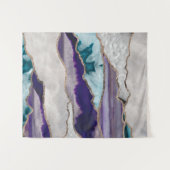 インク瑪瑙金ゴールドグリッターグラム#2(フェイクグリッター)#art タペストリー (正面(横))