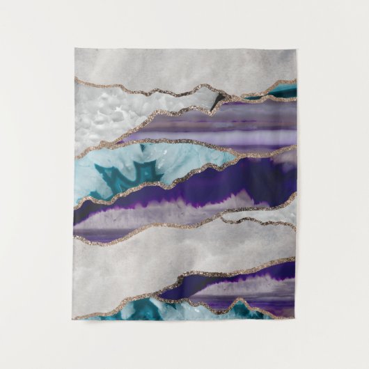 インク瑪瑙金ゴールドグリッターグラム#2(フェイクグリッター)#art タペストリー (正面)