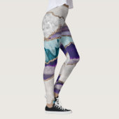 インク瑪瑙金ゴールドグリッターグラム#2(フェイクグリッター)#art レギンス (右)