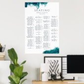 インク結婚の座席表 ポスター (ホームオフィス)