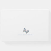 インク結婚ド芸術蝶コーラルゲストブック ゲストブック (裏面)