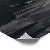 インク絵を描の国素晴らし立スタイル ポスター (角)