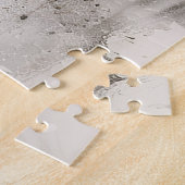 インク絵画ライオンの頭パズル ジグソーパズル (側面)