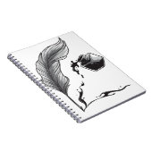 インク羽ペン ノートブック (右側)