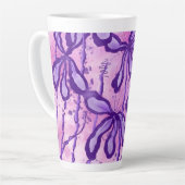 インク花 カフェラテマグ (左アングル)