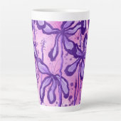 インク花 カフェラテマグ (正面)