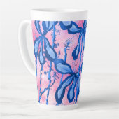 インク花 カフェラテマグ (左アングル)