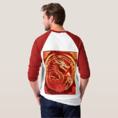 「インク融合：タトゥデザイン」 Tシャツ (裏面フル)