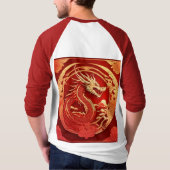 「インク融合：タトゥデザイン」 Tシャツ (裏面)