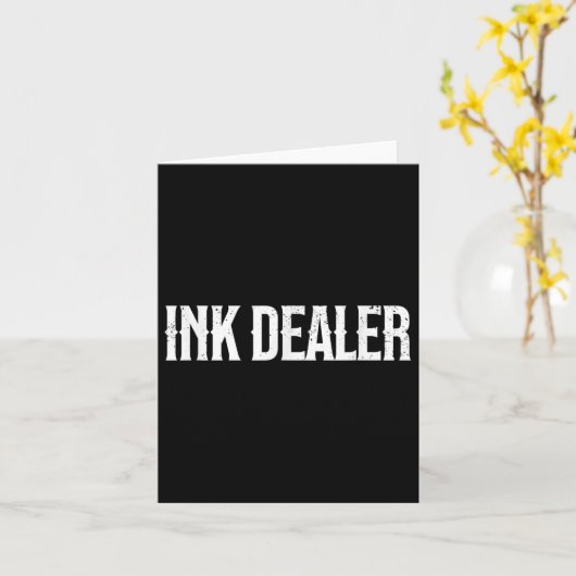 インク販売店中毒タトゥーおもしろいタトゥーMama Tatto カード (黄色い花)