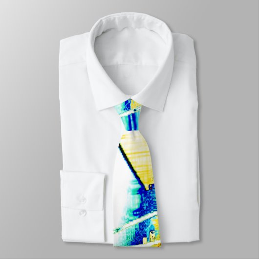 インク走が複数の方向にある場合黄色、シアン… ネクタイ (タイ)