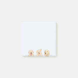 インク錬金術で子犬 ポストイット