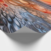 インク鮮やか抽象芸術を注ぐ ラッピングペーパー (角)