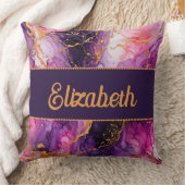 インク鮮やか融合 クッション (ブランケット)