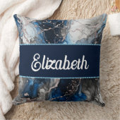 インク鮮やか融合 クッション (ブランケット)