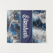 インク鮮やか融合 タペストリー (正面(横))