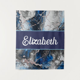 インク鮮やか融合 タペストリー