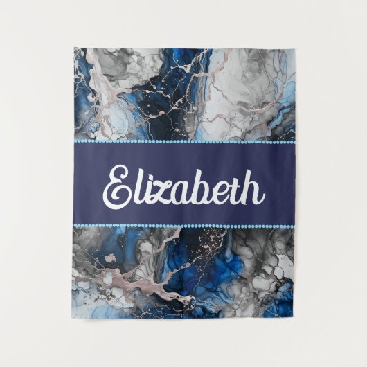 インク鮮やか融合 タペストリー (正面)