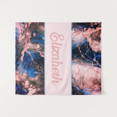 インク鮮やか融合 タペストリー (正面(横))