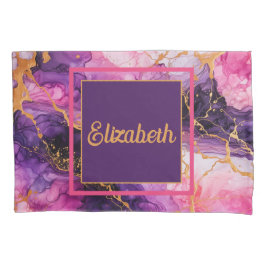 インク鮮やか融合 枕カバー