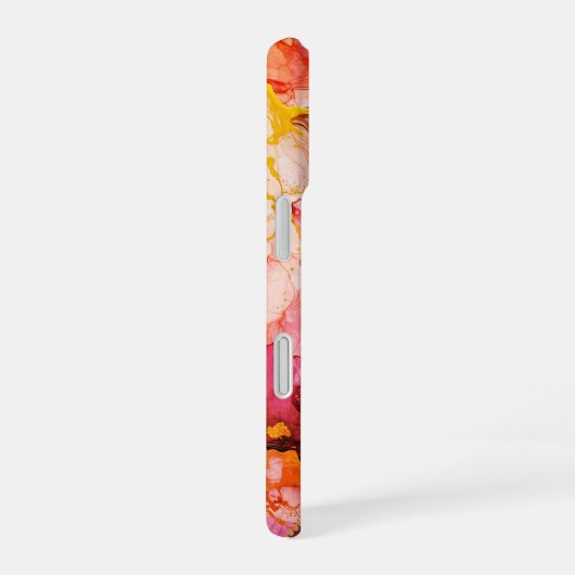 インク鮮やか融合 iPhone 16ケース (右側面)