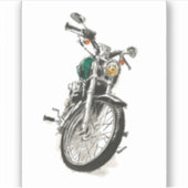 インク1のオートバイ シール (正面)