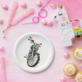 インク1のオートバイ ペーパープレート (パーティー)