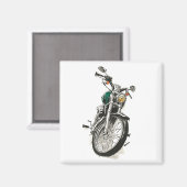 インク1のオートバイ マグネット (正面/裏面)