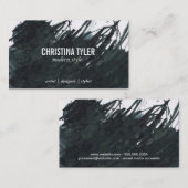 インク2 | ブラック 名刺 (正面/裏面)