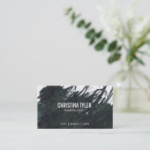 インク2 | ブラック 名刺 (スタンド正面)